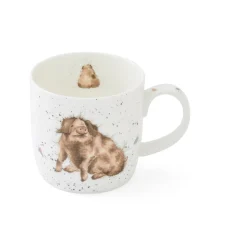 Royal Worcester Wrendale Designs Set Gift of 4 Mugs Outlet