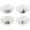 Royal Worcester Wrendale Designs Set of 4 Bowls Fashion