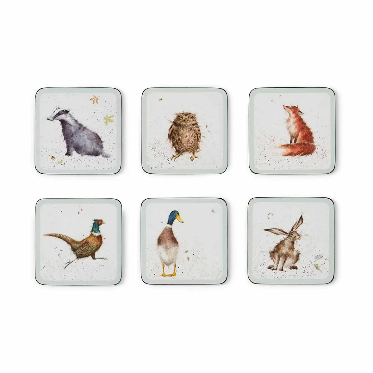 Pimpernel Wrendale Designs Set of 6 Coasters Clearance