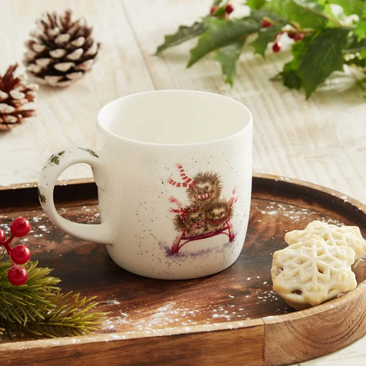 Royal Worcester Wrendale Designs Sledgehogs Mug Fashion