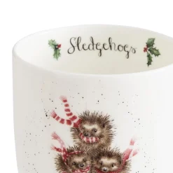 Royal Worcester Wrendale Designs Sledgehogs Mug Fashion