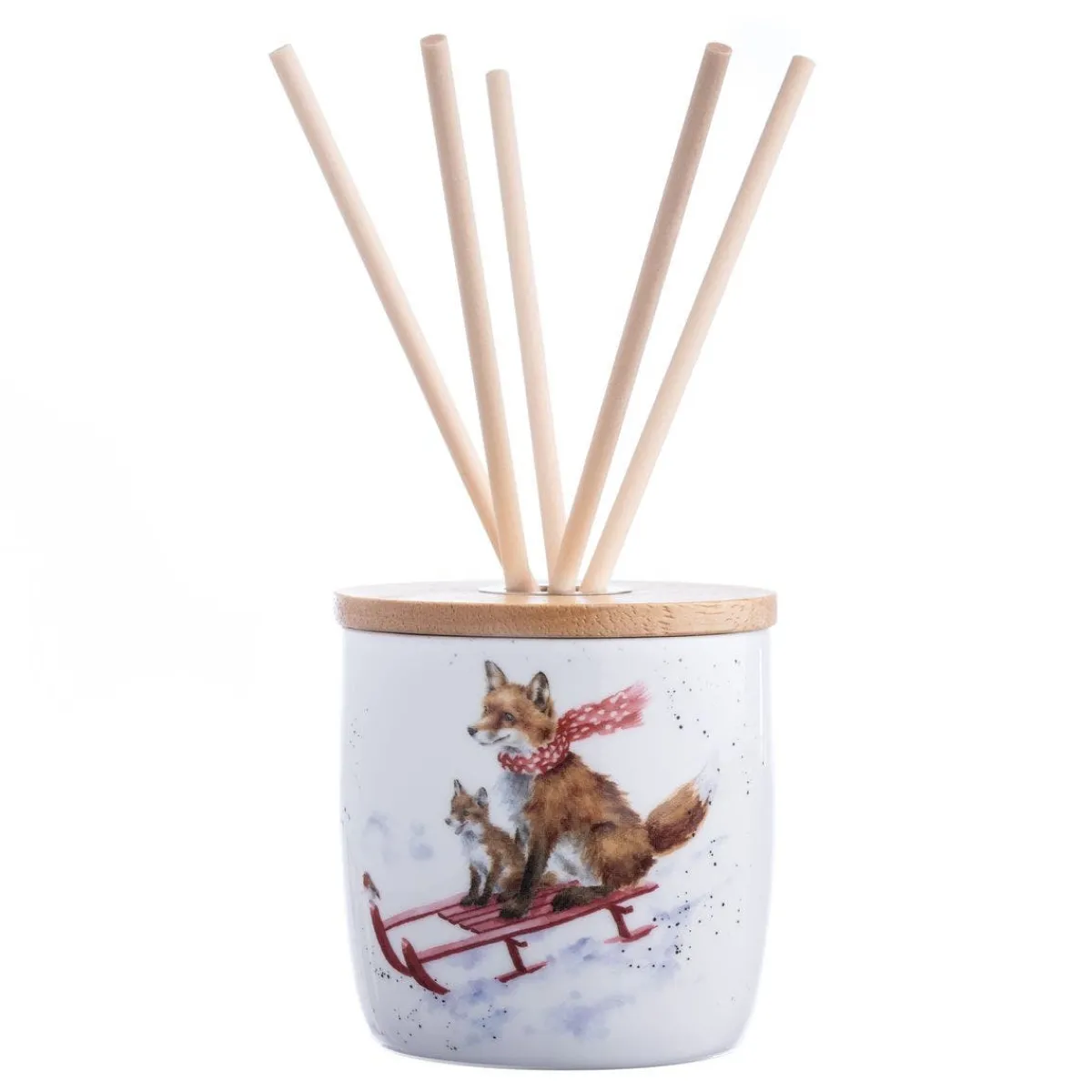 Wrendale Designs Sledging Fox Reed Diffuser Hot