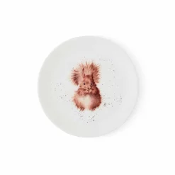 Royal Worcester Wrendale Designs 4 Squirrel Coupe Plates,20cm Fashion
