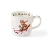 Royal Worcester Wrendale Designs The Sleigh Ride Mug Outlet