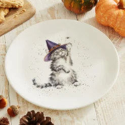 Royal Worcester Wrendale Designs Witches Cat Coupe Plate Best